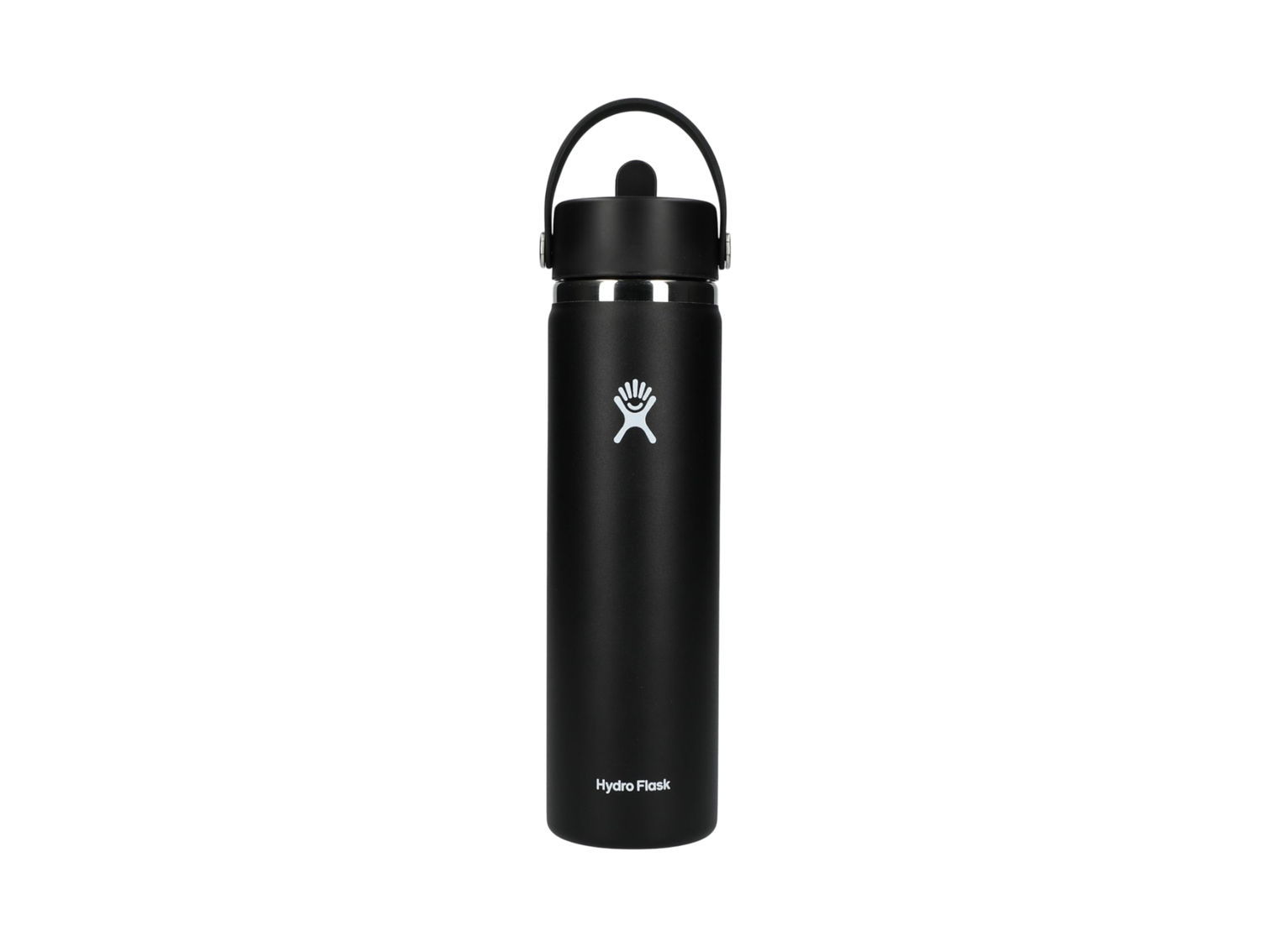 Hydro Flask® Wide Mouth 24oz Bottle with Flex Straw Cap - Water Bottles w/Straw
