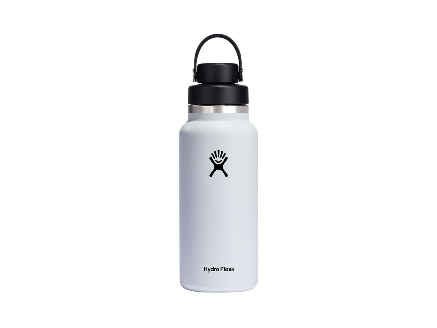 Hydro Flask® Wide Mouth 32oz Bottle with Flex Chug Cap - White - Water Bottles w/Straw