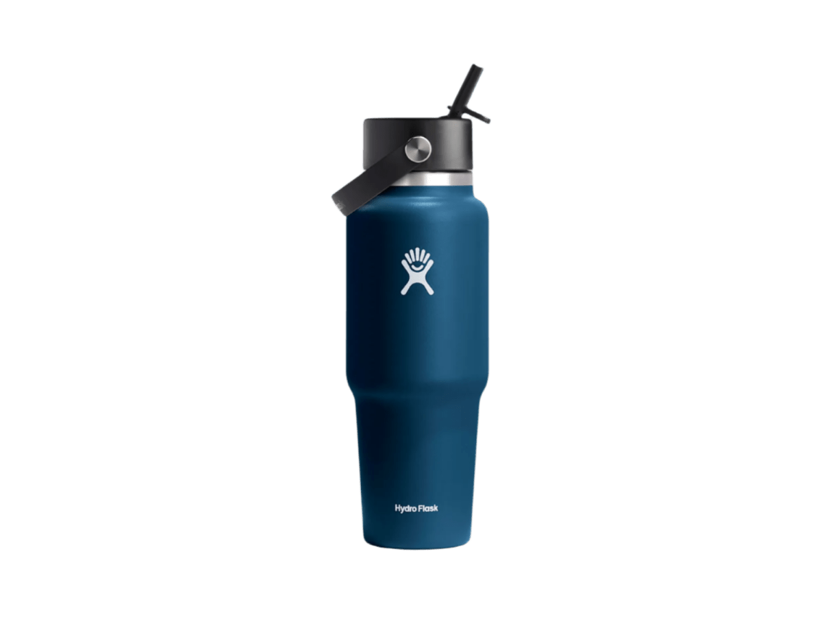 Hydro Flask® Travel Bottle With Flex Straw Cap 32oz - Water Bottles w/Straw - SwagWear