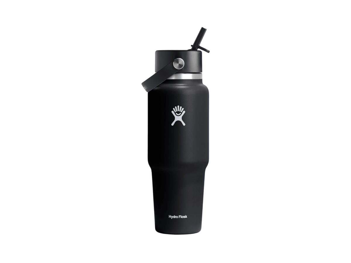 Hydro Flask® Travel Bottle With Flex Straw Cap 32oz - Water Bottles w/Straw - SwagWear