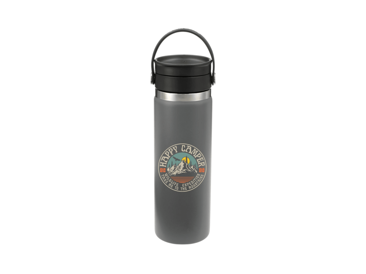 Hydro Flask® Wide Mouth 20 oz Bottle with Flex Sip Lid™ - Water Bottles w/Straw - SwagWear
