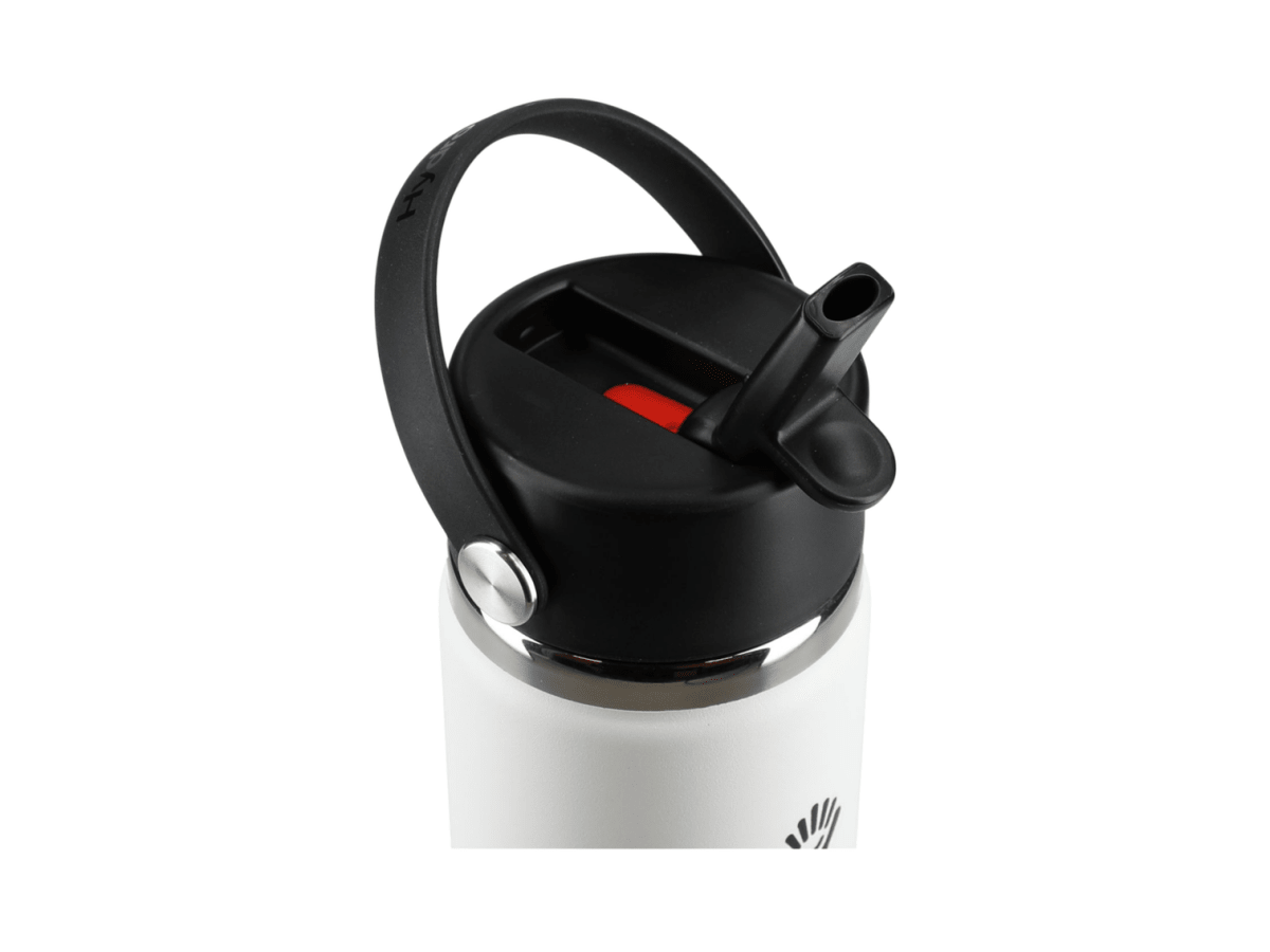 Hydro Flask® Wide Mouth 24oz Bottle with Flex Straw Cap - Water Bottles w/Straw - SwagWear