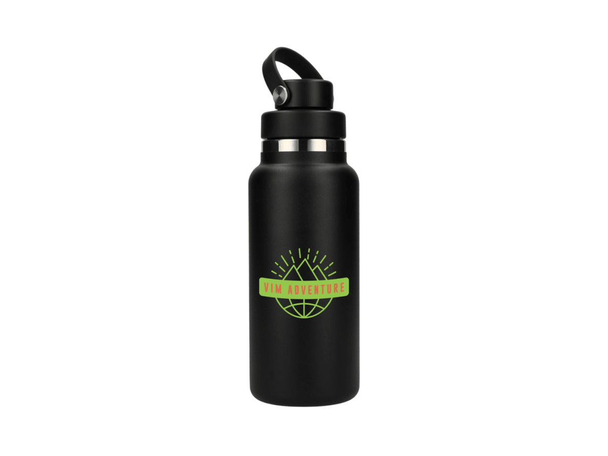 Hydro Flask® Wide Mouth 32oz Bottle with Flex Chug Cap - Water Bottles w/Straw - SwagWear