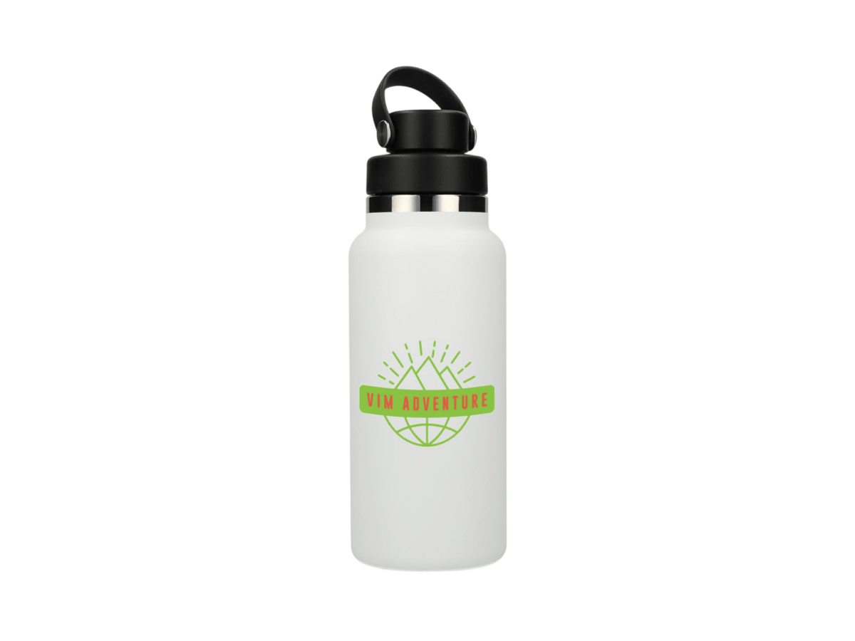 Hydro Flask® Wide Mouth 32oz Bottle with Flex Chug Cap - Water Bottles w/Straw - SwagWear