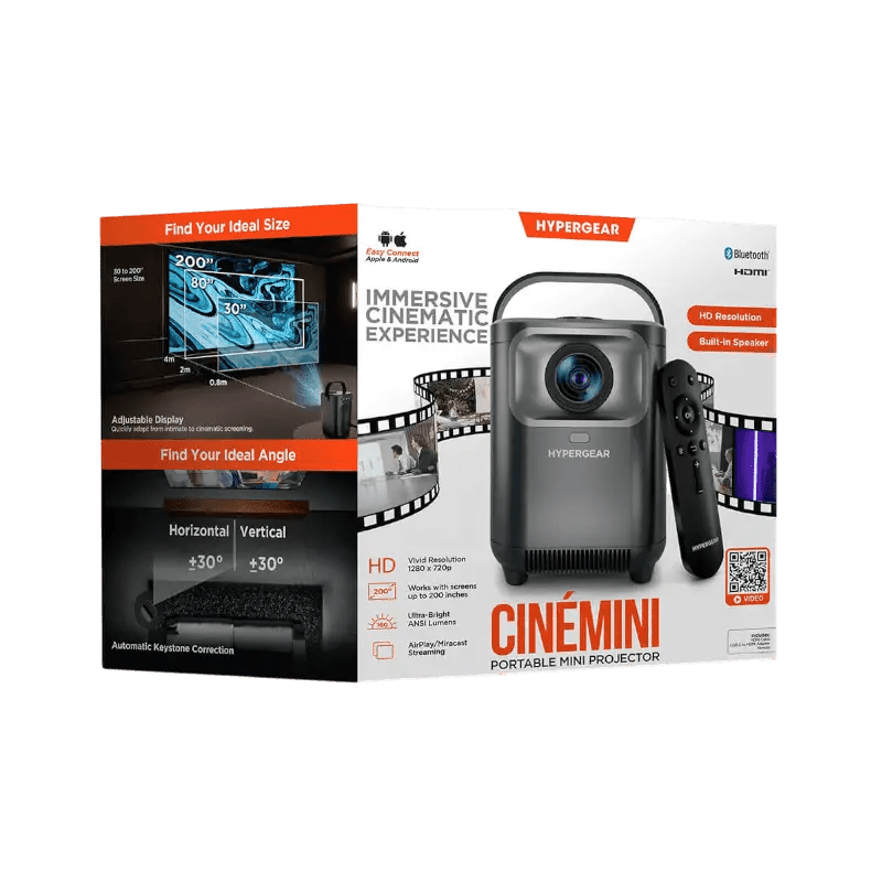 HyperGear CineMini Portable Mini Projector - Projectors - SwagWear