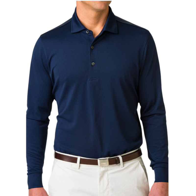 Fairway & Greene Men's MCHUGH Long-Sleeve Polo