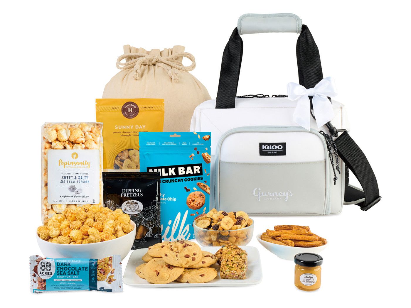 Igloo Seadrift Celebrate Good Times Gourmet Cooler - White-Grey - Food Gift Sets