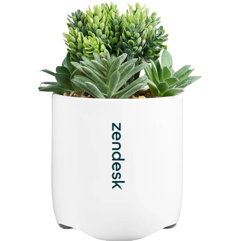 iHome Faux Succulent with USB Charging Station