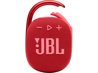 JBL Clip 4 Ultra-Portable Waterproof Speaker - Red - Waterproof Speakers
