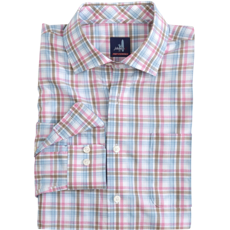 Johnnie-O Men's Joshua PREP-FORMANCE Button Up Shirt