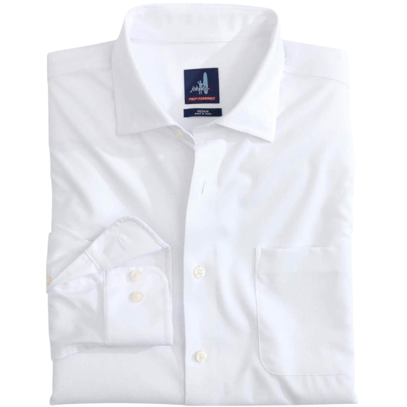 Johnnie-O Men's Solid Tradd Woven Shirt