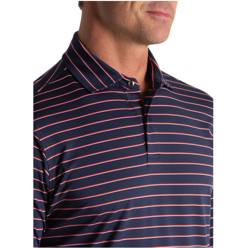 Fairway and Greene Men's Faxon Stripe Polo