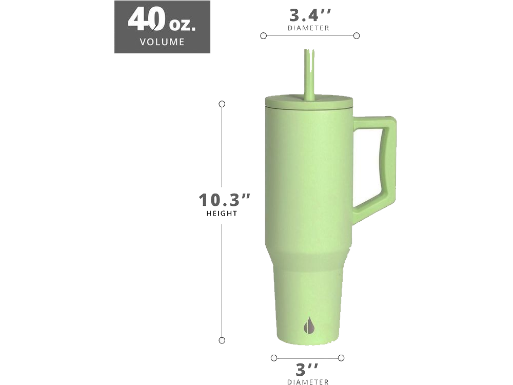 Elemental Commuter 40oz Tumbler - Key Lime