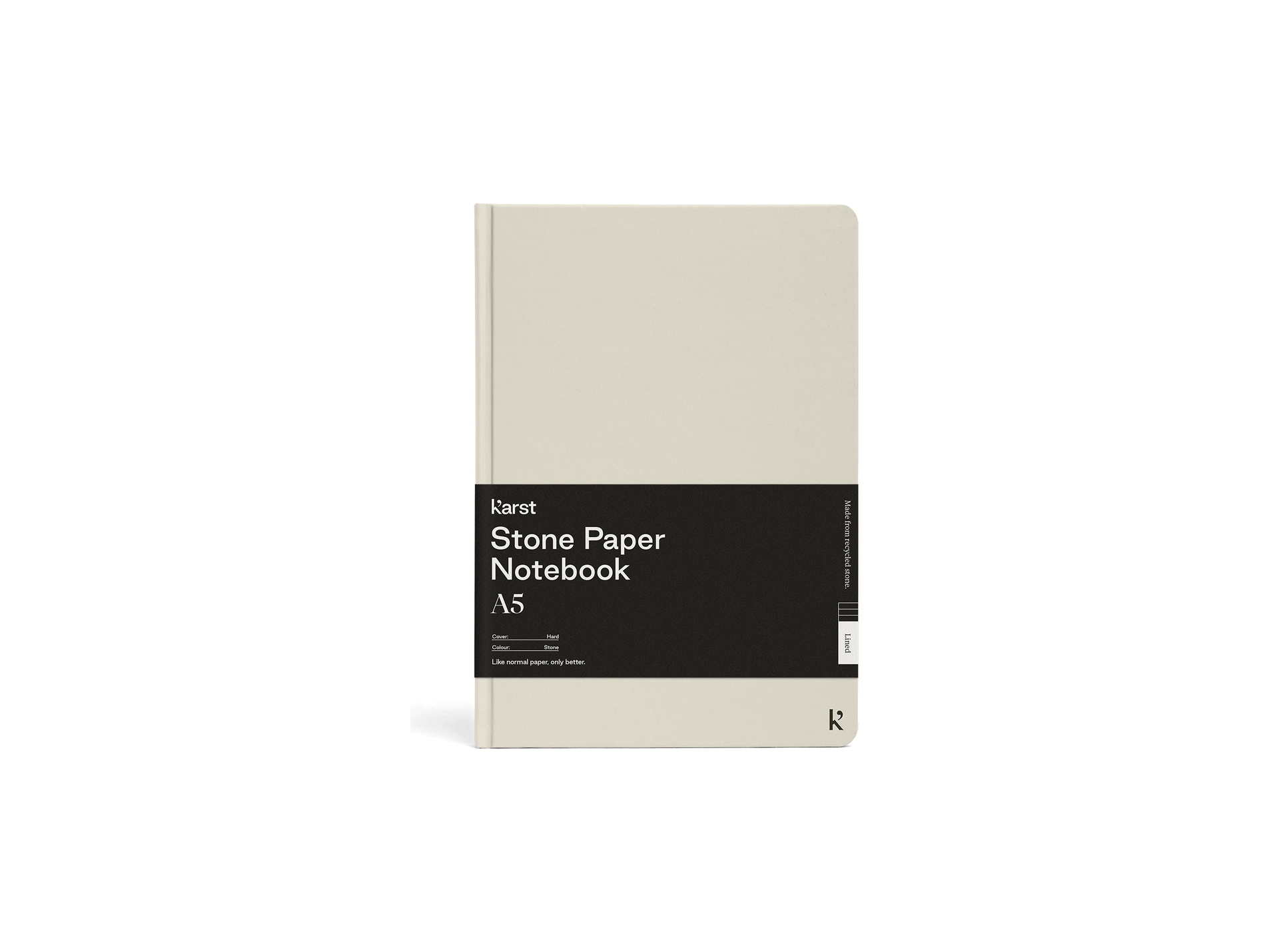 Karst Stone Paper Hardcover Notebook - Stone / Dots - Stone Notebooks