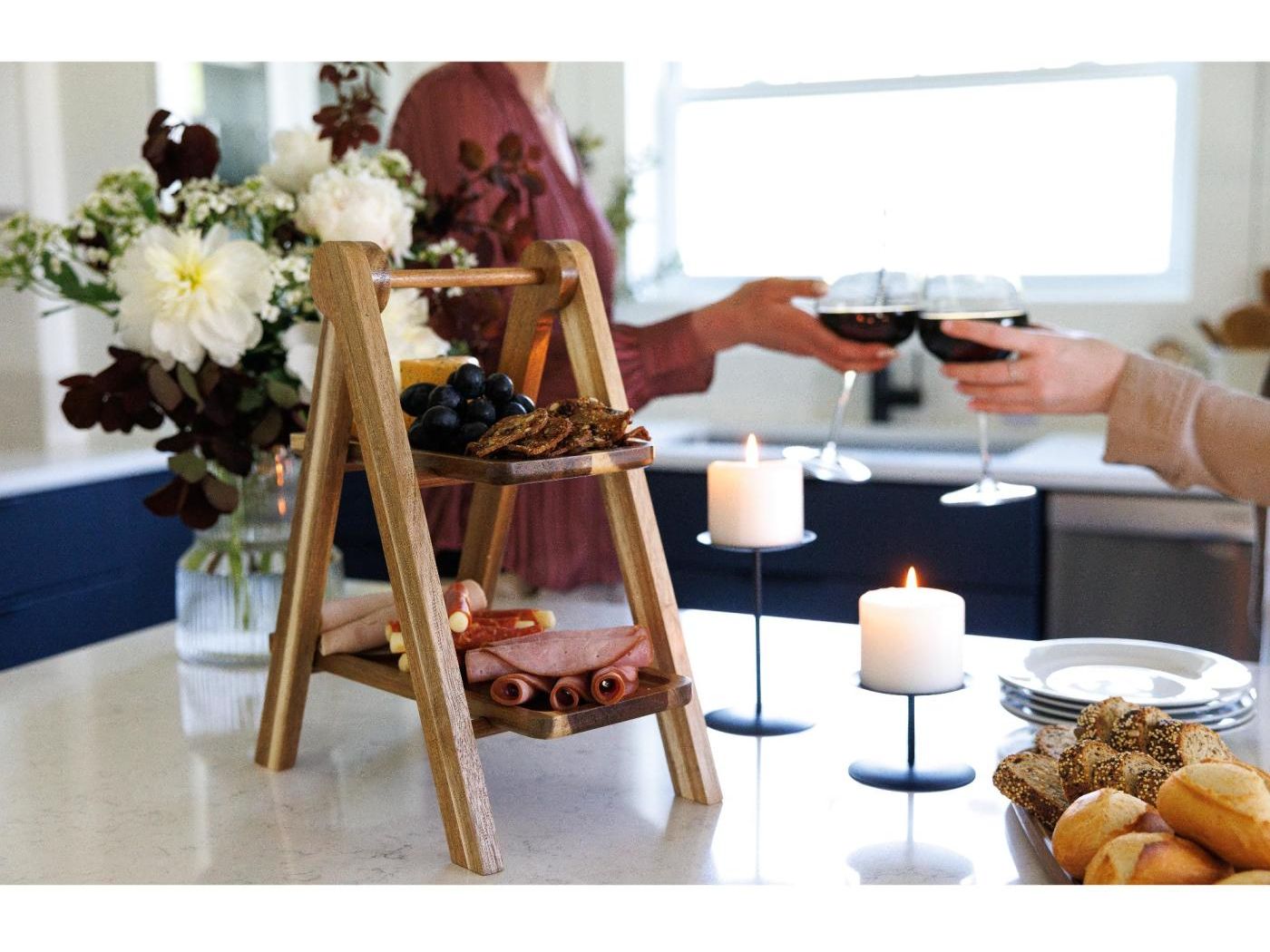 La Cuisine 2 Tier Serving Tray - Serving Trays