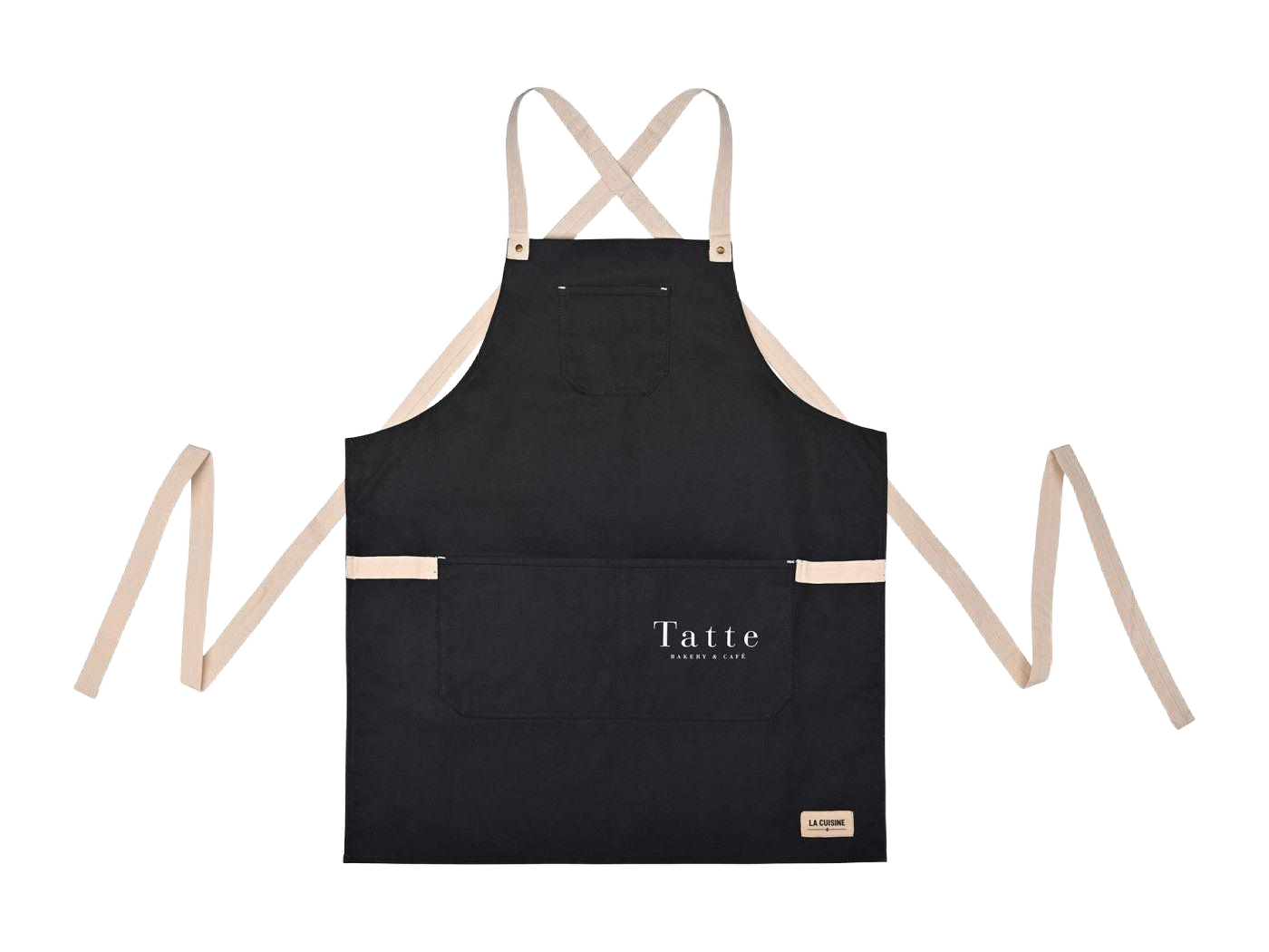 La Cuisine Prep Apron - Black - Aprons