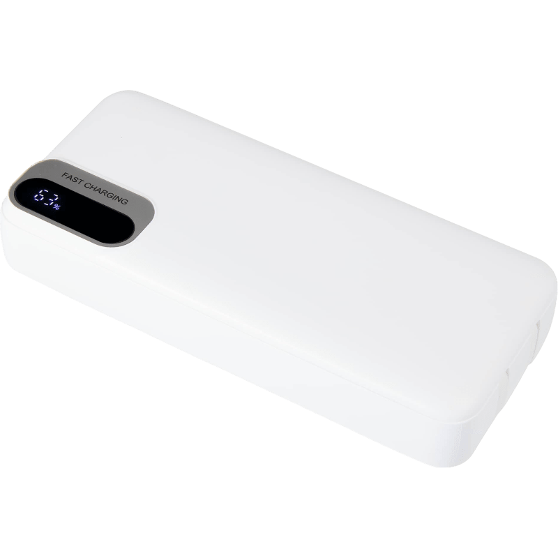 Laptop Power 20,000 mAh PD Power Bank with Integrated Cables - Wireless Power Banks - SwagWear