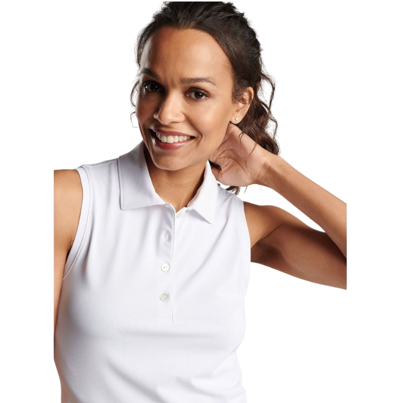 Peter Millar Women's Sleeveless Banded Button Polo