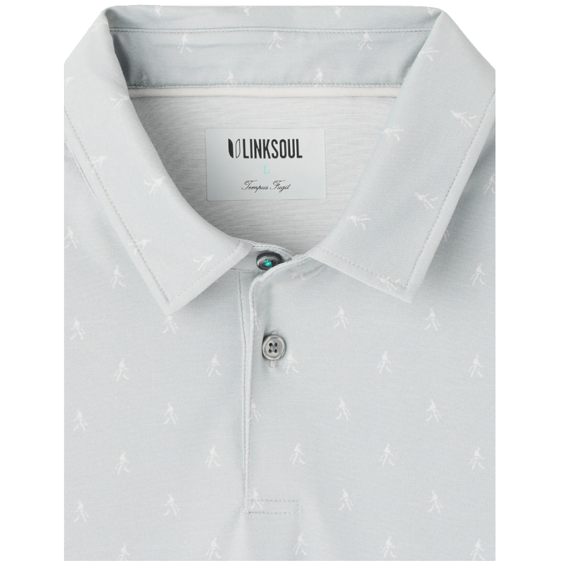 Linksoul Men's Drysdale Printed Polo - Button Down Shirts - SwagWear
