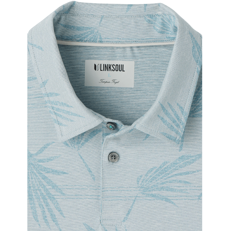Linksoul Men's Drysdale Printed Polo - Button Down Shirts - SwagWear