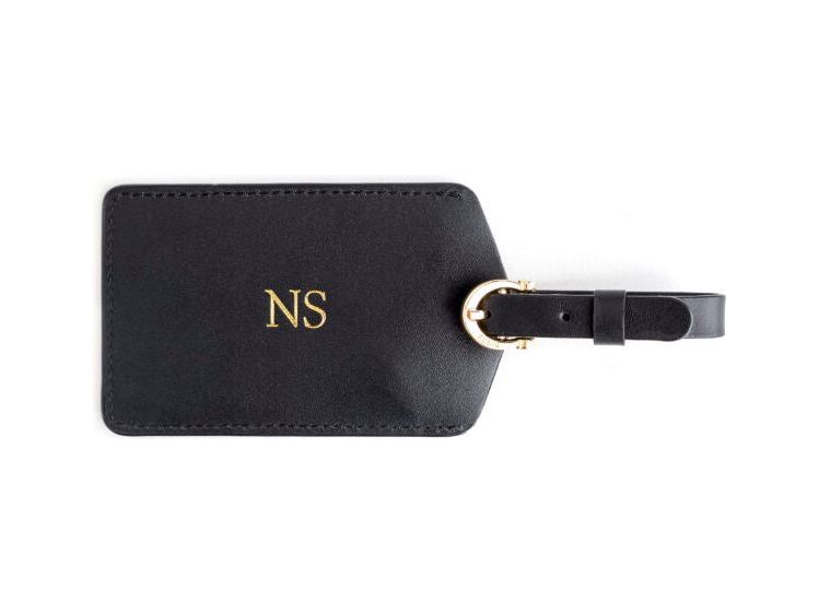 Luggage Tag with Privacy Flap - Black - Luggage Tags