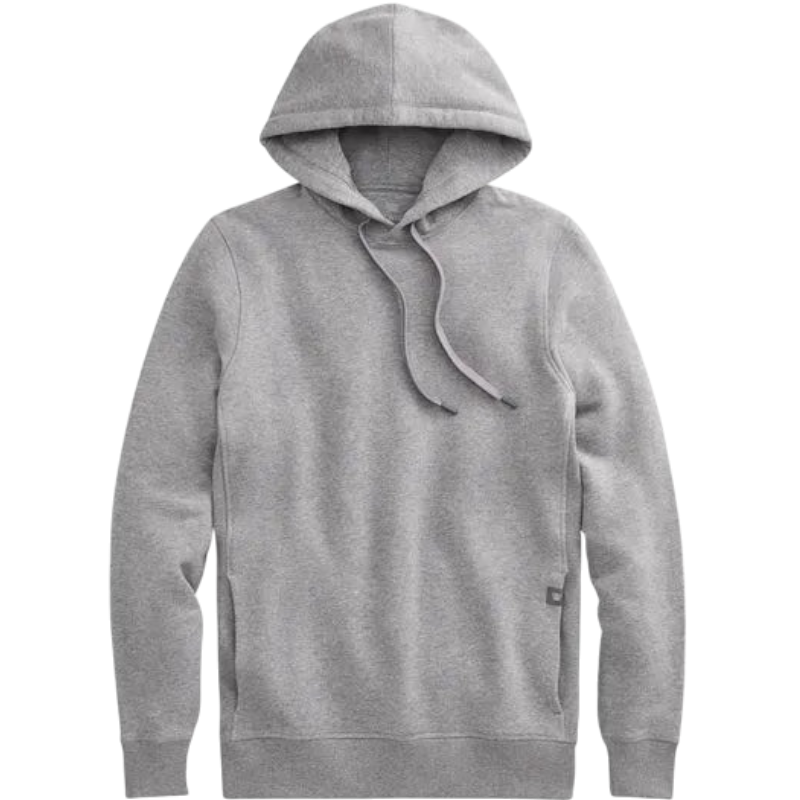 Mack Weldon ACE Pullover Hooded Sweatshirt - Grey Heather / S - Hoodies
