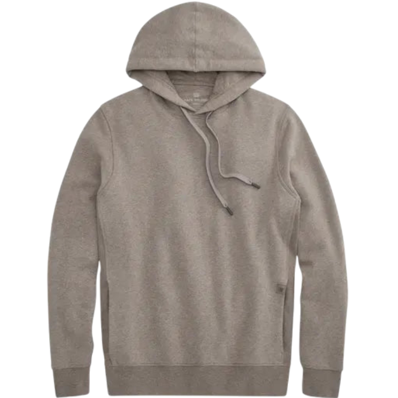 Mack Weldon ACE Pullover Hooded Sweatshirt - Vicuna Heather / S - Hoodies