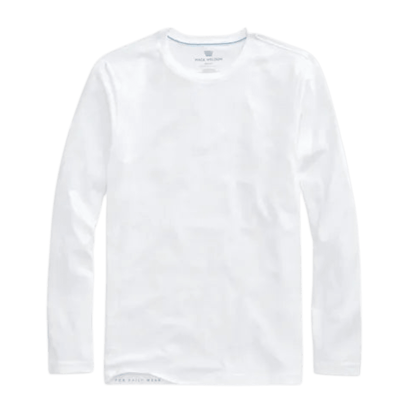 Mack Weldon Pima Long Sleeve T-Shirt - Long-Sleeved T-Shirts - SwagWear