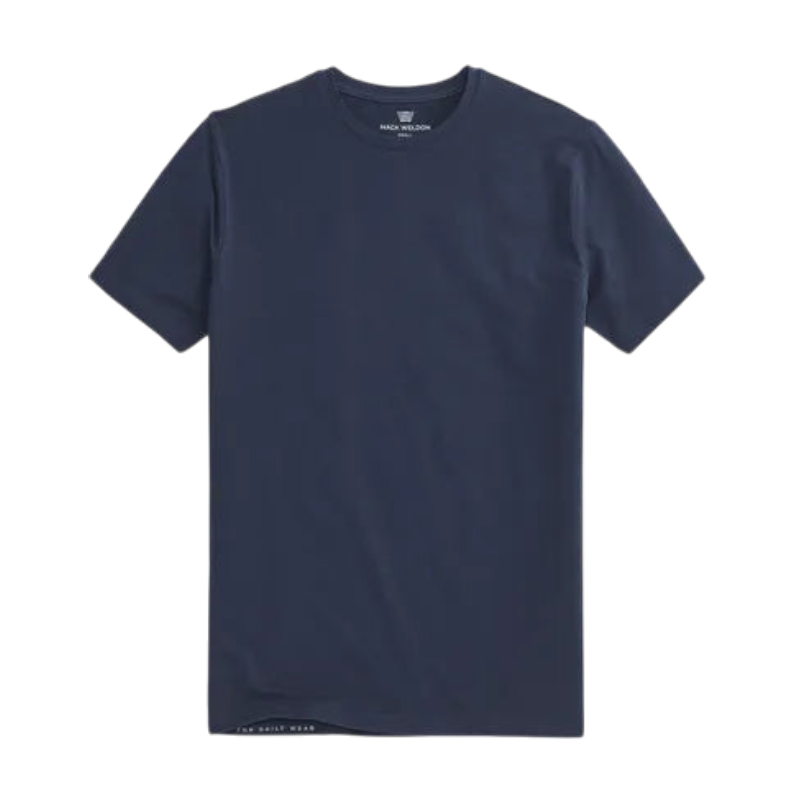 Mack Weldon SILVER Crew Neck T-Shirt - True Navy / S - T-Shirts