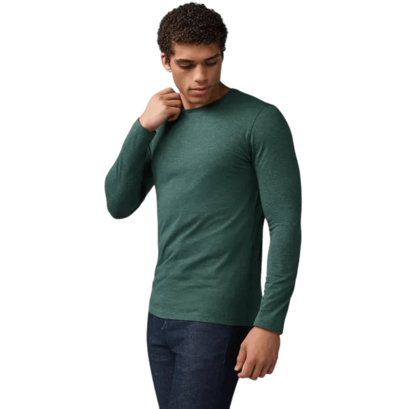 Mack Weldon SILVER Long Sleeve T-Shirt - Long-Sleeved T-Shirts - SwagWear