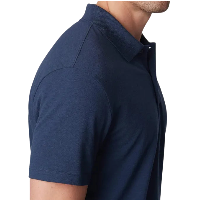 Mack Weldon Silver Pique Polo - Polos