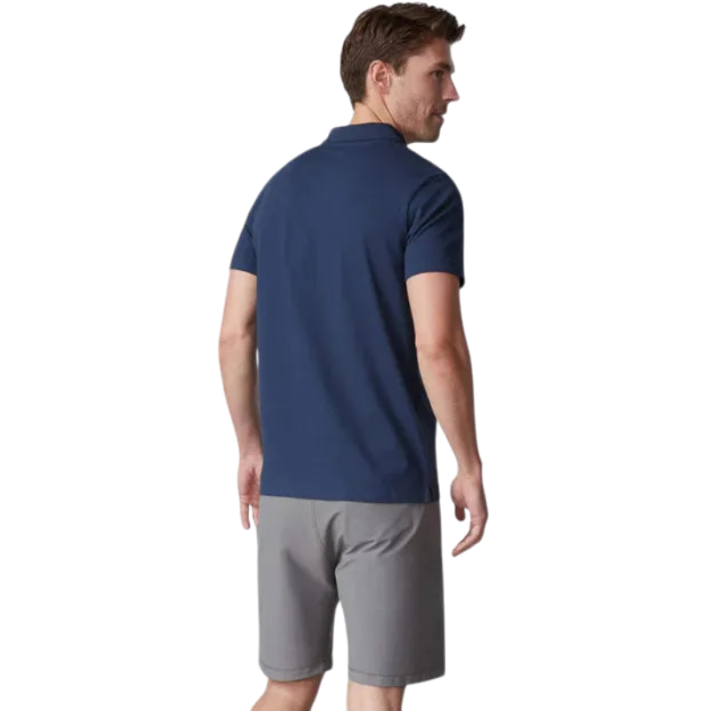 Mack Weldon Silver Pique Polo - Polos