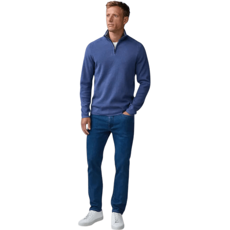 Mack Weldon Tech Merino Half-Zip Sweater - Pullovers - SwagWear