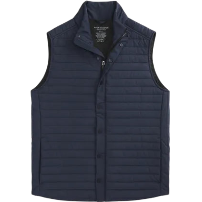 Mack Weldon WARMKNIT AIR Puffer Vest - Total Eclipse / S - Vests