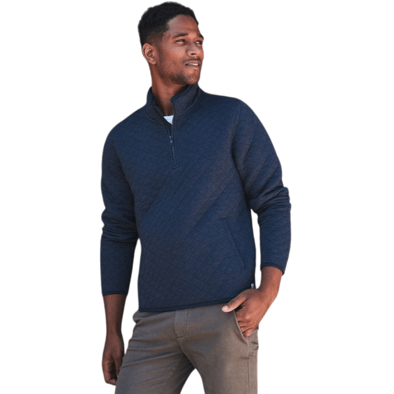Marine Layer Men's Corbet Quarter Zip Pullover - Pullovers - SwagWear