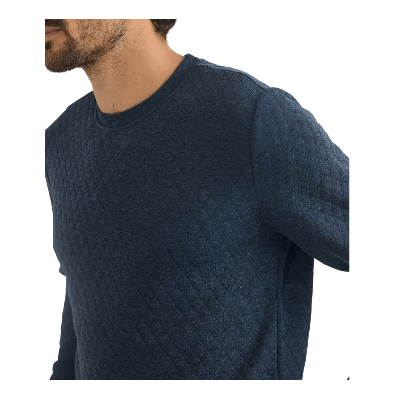 Marine Layer Men's Corbet Quilted Crewneck - Sweatshirts - SwagWear