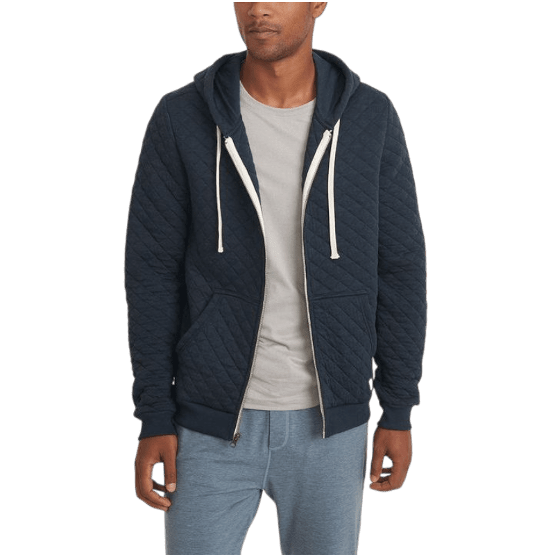 Marine Layer Men's Corbet Quilted Full Zip Hoodie - Full-Zip Hoodies - SwagWear