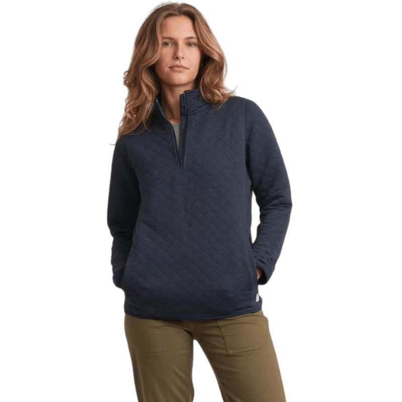 Marine Layer Women's Corbet Quarter Zip Pullover - Pullovers - SwagWear