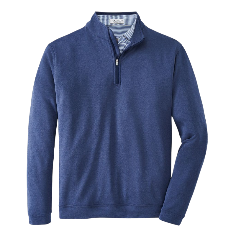 Peter Millar Men's Perth Performance Melange Quarter-Zip