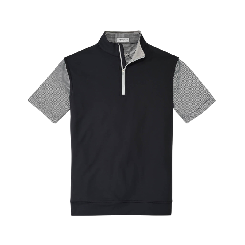 Peter Millar Men's Galway Performance Quarter-Zip Vest