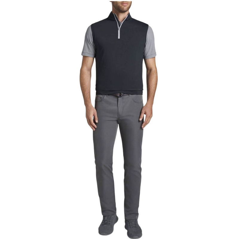 Peter Millar Men's Galway Performance Quarter-Zip Vest