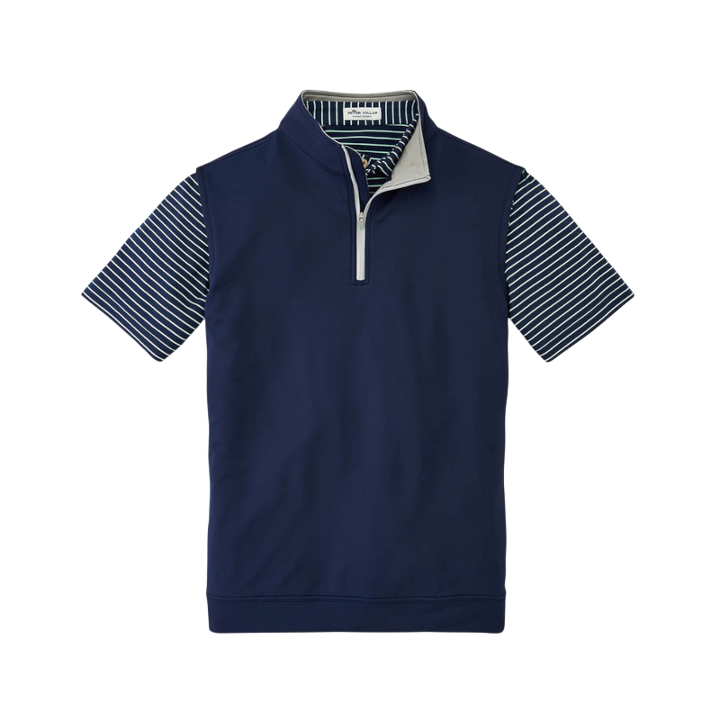 Peter Millar Men's Galway Performance Quarter-Zip Vest