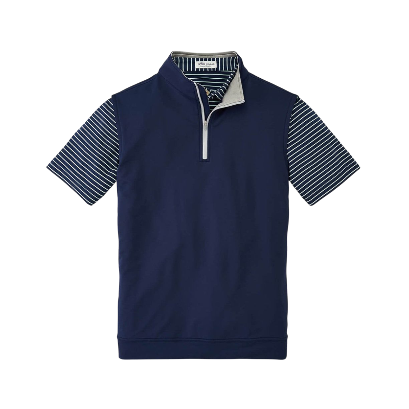Peter Millar Men's Galway Performance Quarter-Zip Vest