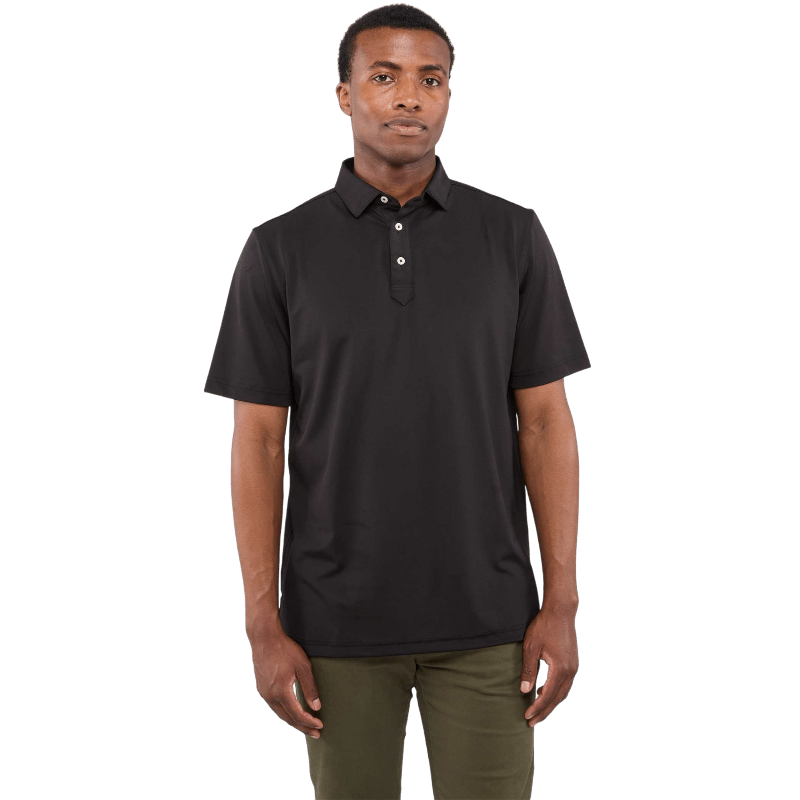 Men's STITCH® Solid Short Sleeve Pique Polo - Polos - SwagWear