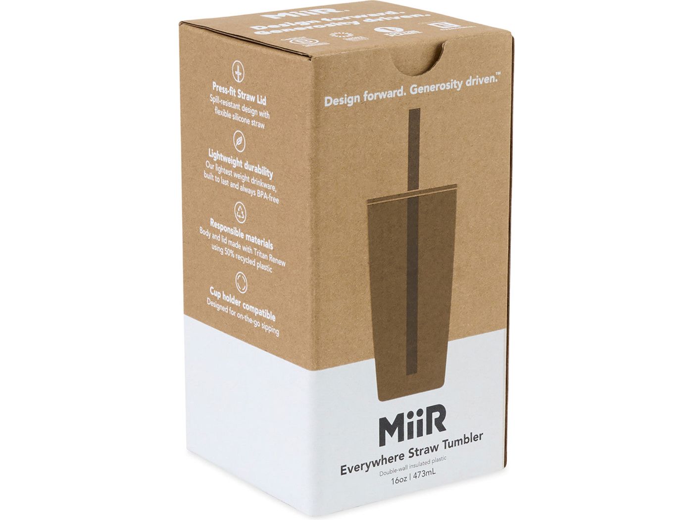 MiiR® Everywhere Straw Tumbler - 16 Oz. - Tumblers w/Straws