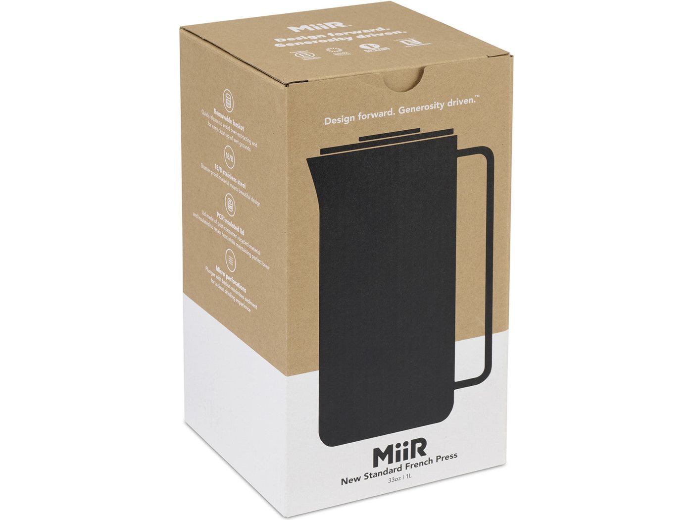 MiiR® New Standard French Press - 1L - French Presses