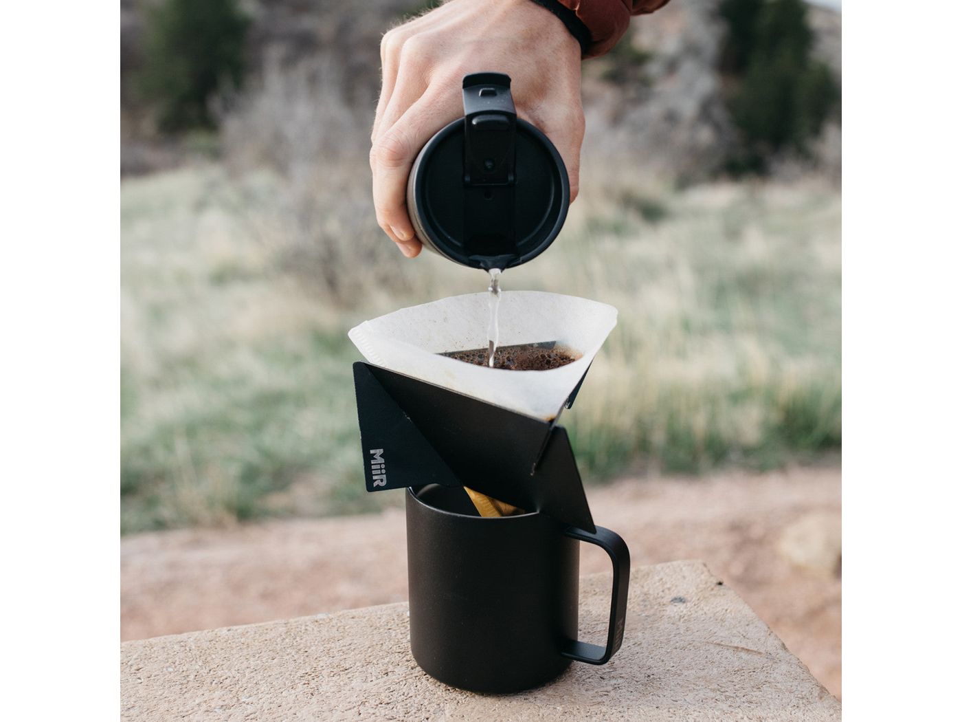 MiiR® Pourigami™ - Black Powder - Drip Coffee Makers