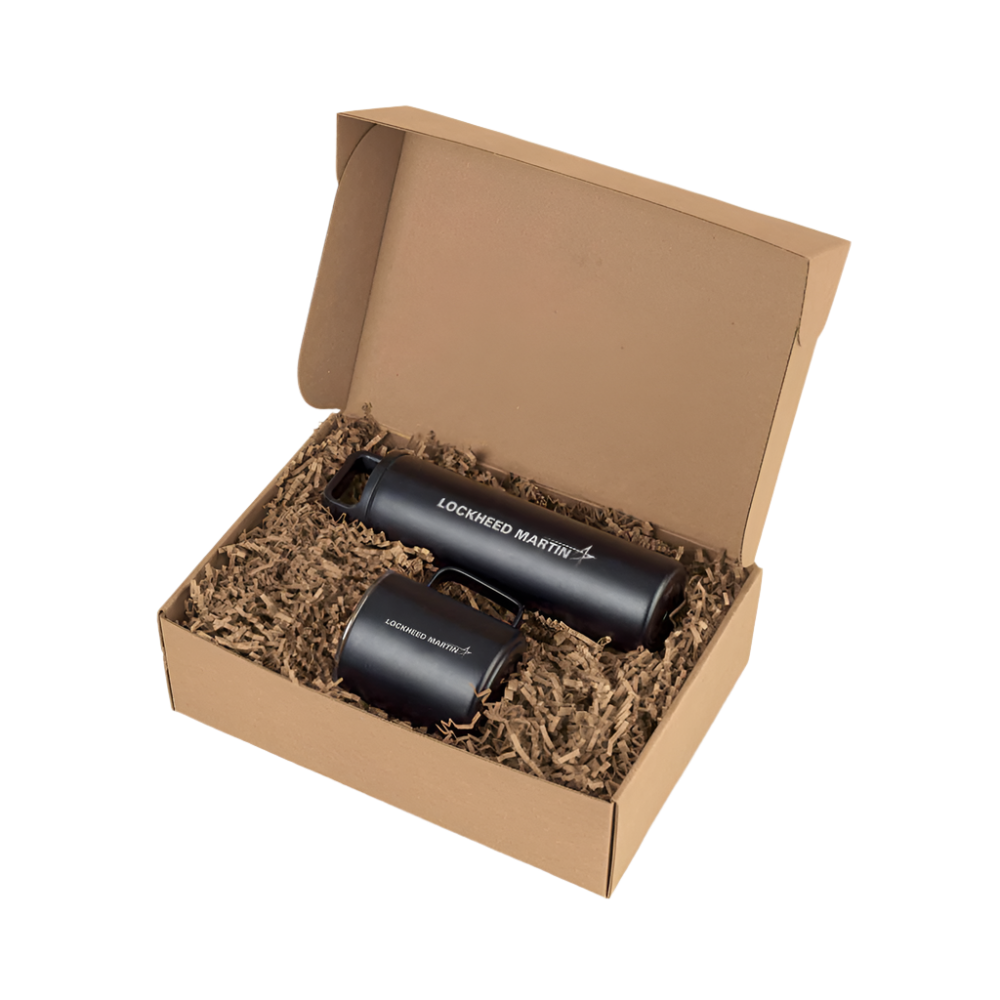 MiiR® Wide Mouth Bottle & Camp Cup Gift Set - Drinkware Sets