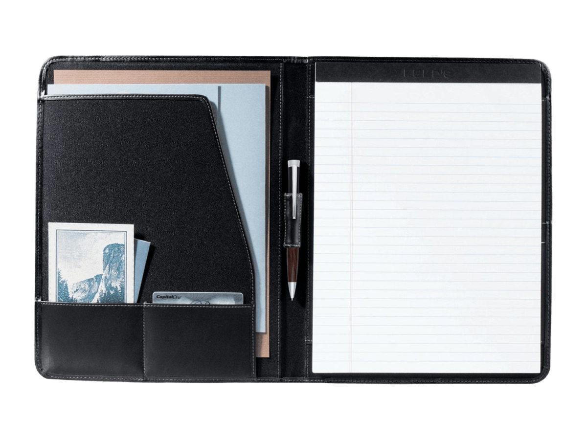 Millennium Leather Writing Pad with FSC® Mix Paper - Leather Padfolios - SwagWear