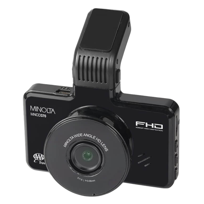 Minolta 1080P Dash Cam W/3.0" LCD